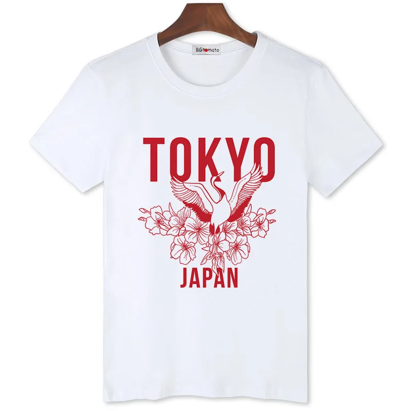 

BGtomato Japan style TOKYO T-shirt Hot Sale Fashion Streetwear Super Cool Summer Casual Shirts for Men Brand Comfortable Tops