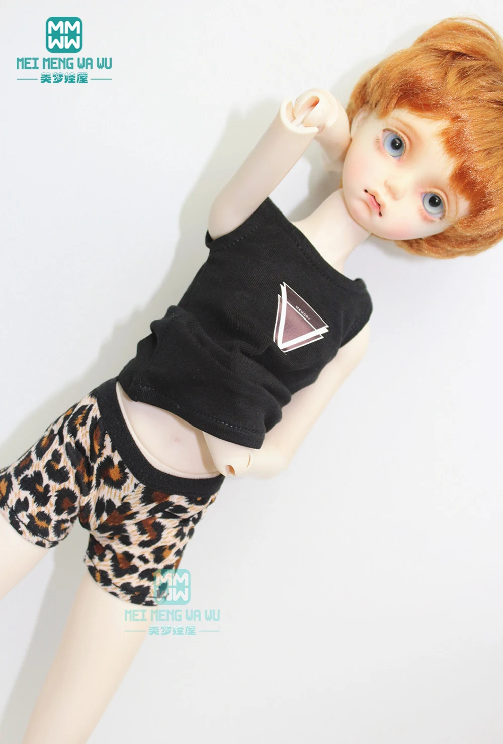 BJD accessories doll clothes for 1/4 BJD YOSD doll fashion vest, plaid shirt