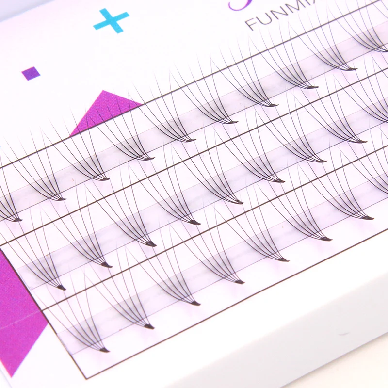 卸売 Funmix C カールナチュラルソフト 5D 個別 Flase まつげボリューム既成ファングラフティング偽まつげエクステンションメイクアップツール
