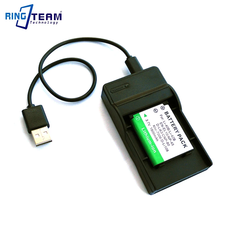 2-In-1 CNP-82 NP-82 CNP-80 NP-80 Battery and USB Charger BC-80L for Casio Cameras Exilim EX-Z35 Z115 Z200 Z270 Z280 Z550 Z670