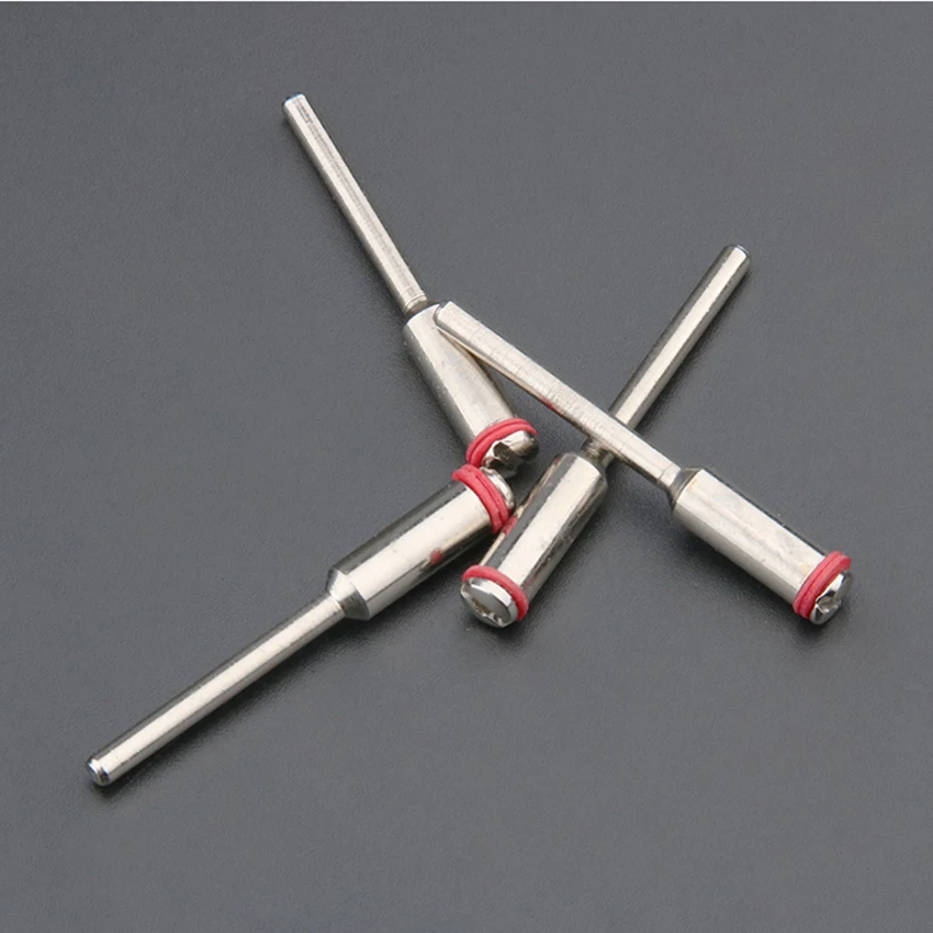 5 pçs/set 2.35mm 3mm 3.2mm haste para serra roda de disco, lâminas de corte de conexão haste disco de lixa roda universal