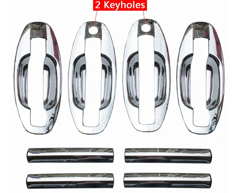 For Hyundai Santa Fe 2001-2006 Accessories Chrome Trim Exterior Door Handle Covers Classic 2002 2003 2004 Car Styling Stickers