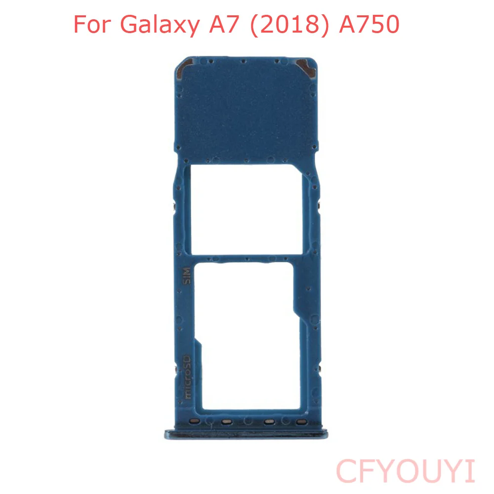 Sim Tray For Samsung Galaxy A7 (2018) A750 A750F 6.0 Inch Single SIM Card Tray Slot Holder Replacement Part