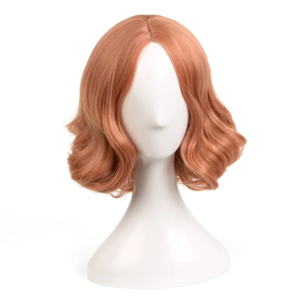 

Hot Anime Game Persona 5 Haru Okumura Cosplay Wig Halloween Play Short Curly Wig Party Stage High Quality Hair+Wig Cap