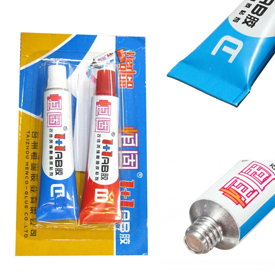 10g Multi-purpose Strong Adhesive A B AB glue A+ B Epoxy Resin Glue for Plastic Metal Ceramic Rubber