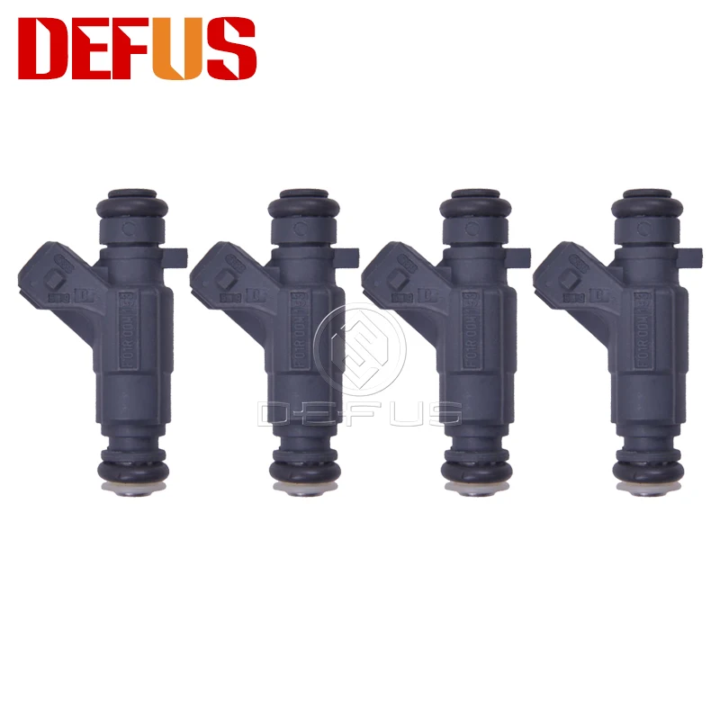 

DEFUS 4pcs F01R00M009 Fuel Injector Nozzle Bico For Mazda 6 BYD F3 F 01R 00M 009 4holes Petrol Gasoline Car New High Performance