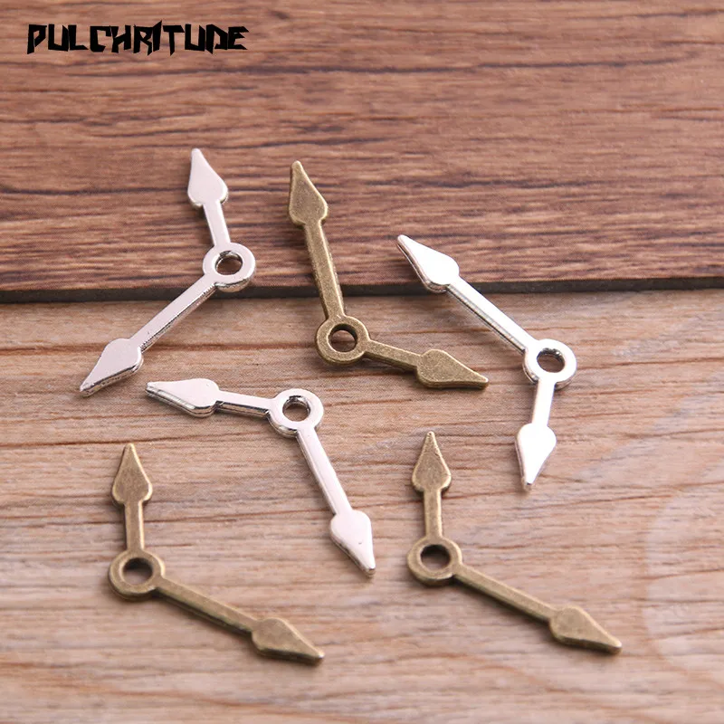 

40PCS 10*27mm Two Color Vintage Metal Zinc Alloy Steampunk Pointer Charms Fit Jewelry Pendant Charms Makings