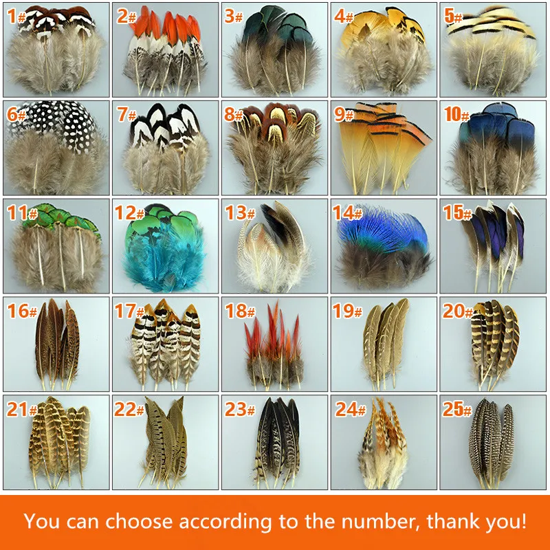 New 20pcs High Quality Beautiful Natural Feather Feathers Plume Diy Jewelry Christmas Holiday Decoration Optional