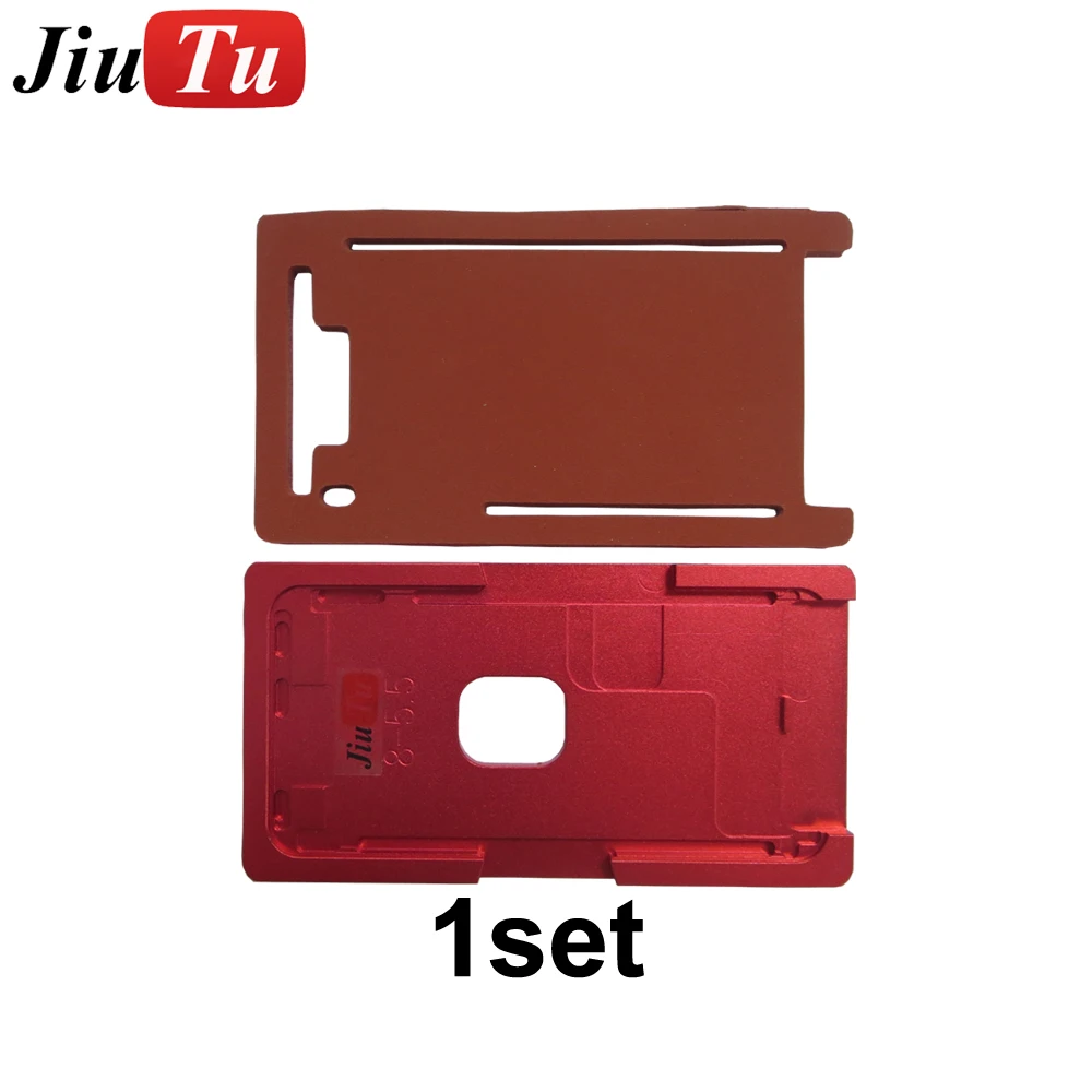 

2 Set Glass With Frame Precise Laminating Metal Mold Rubber For Iphone 6 4.7" 6 Plus 5.5" LCD OCA Polarizer Repair