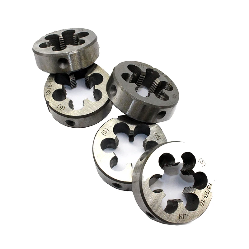 5PCS 13/16-16UN Alloy Steel Round Die Thread Tool Die For Small Workpiece Mold Machining