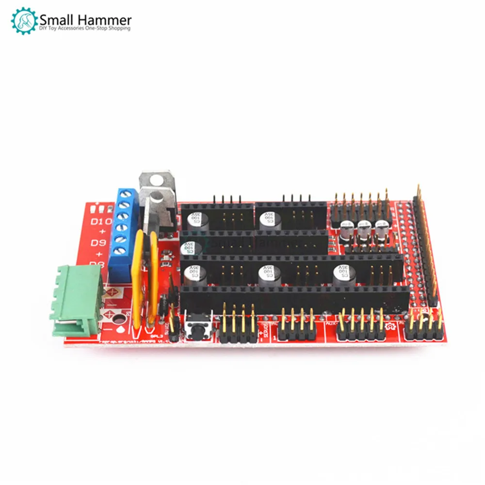 3D controlador de impresora accesorios para Reprap rampas 1,4 panel de control conducir componente placa de expansión