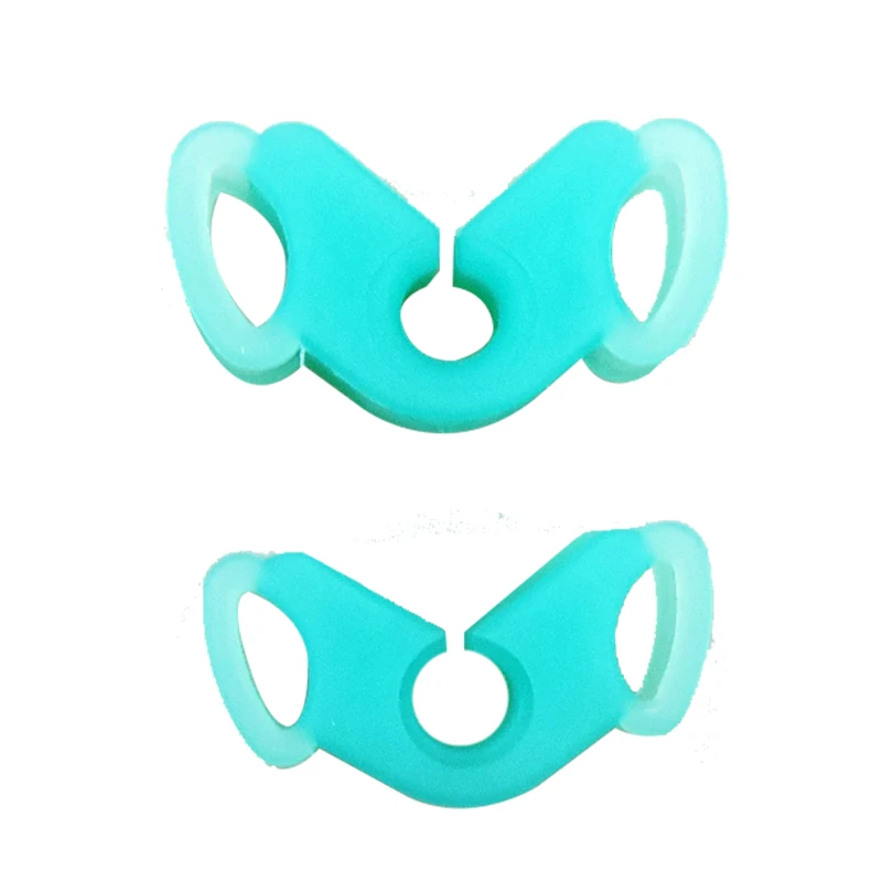 3Pcs/Set Dental Silicone Bite Blocks Dental Mouth Prop Bite Block Cushion Opener Retractor Mouth Gag Dentist Tools