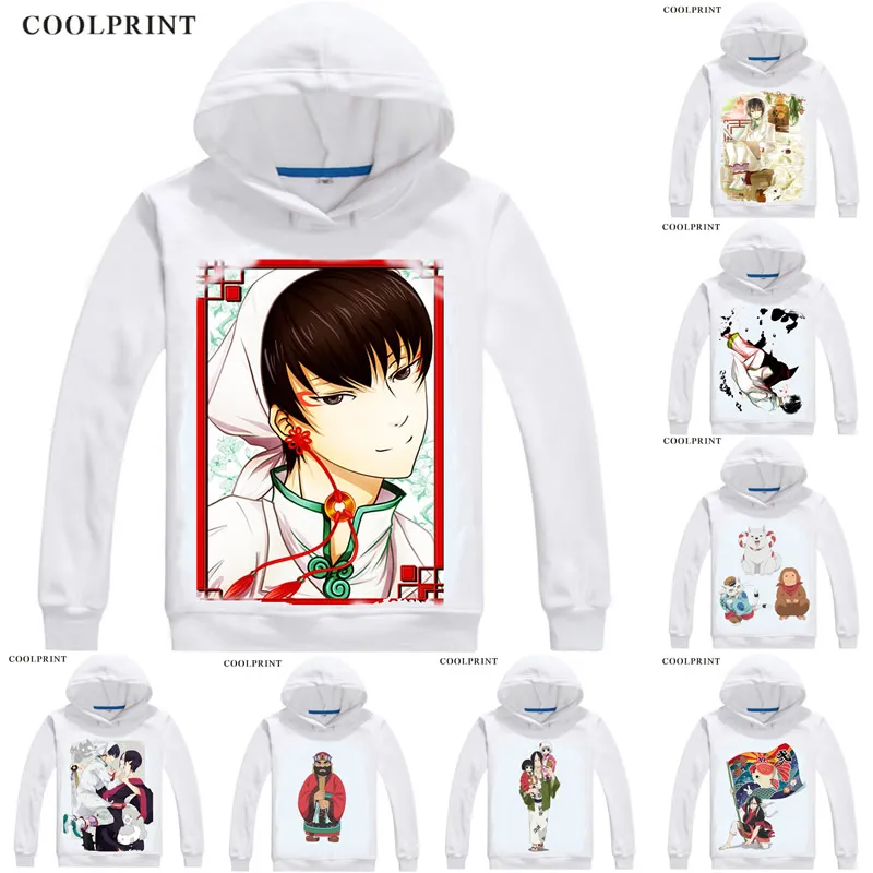 

COOLPRINT Hozuki's Coolheadedness Hoodies Hooded Hoodie Japanese Anime Hoozuki no Reitetsu Hakutaku Hoozuki King Enma Sweatshirt