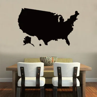 

America map Globe Earth Country wall vinyl sticker custom made home decoration fashion design