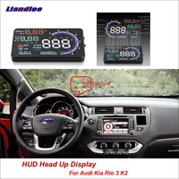 For Kia Rio 3 K2 2010-2018 Car HUD Head Up Display Digital Speedometer Fuel Consumption Projector Screen Detector