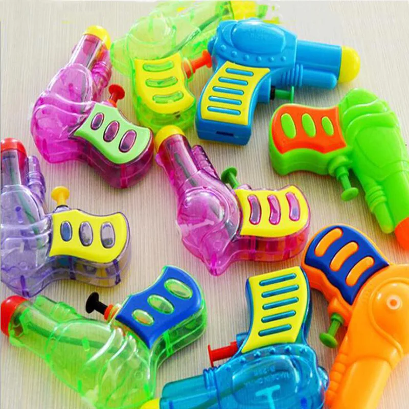 Mini Waternevel Kleine Waterpistool Effen Kleur Transparant Waterpistool Strand Zomer Kinderen Spelen Water Interactieve Speelgoed Gift