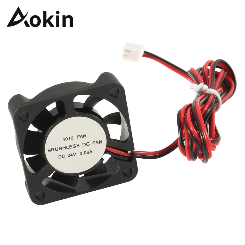 4010 Fan 12V 40x40x10mm Brushless DC Fan for Ender 3 5 Pro Cooler Cooling Radiator for 3D Printer Cooling Fan 4010 Blower 24V