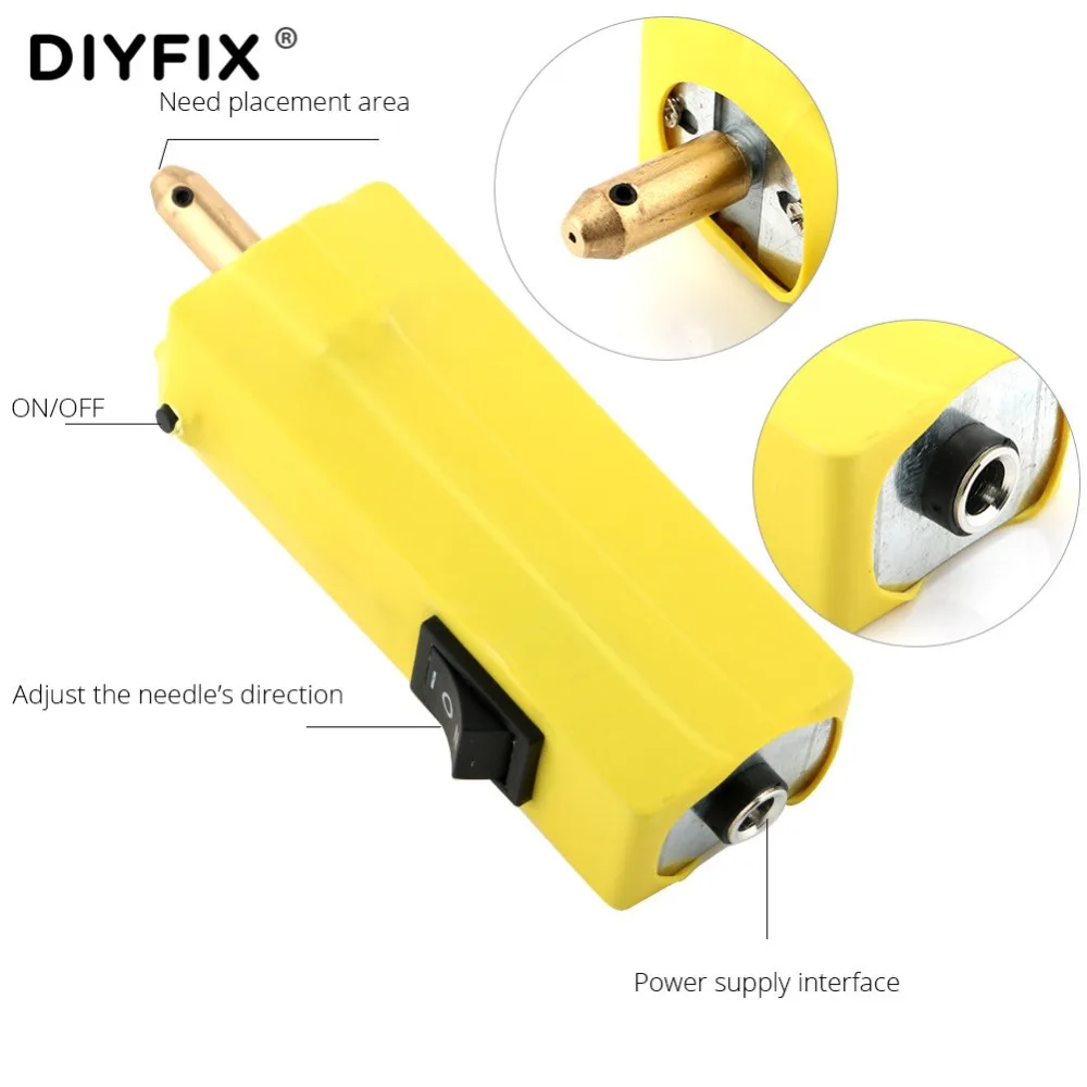 DIYFIX Electric Glue Remover Mobile Phone LCD Touch Screen LOCA OCA Glue Removing Clean Tools Set with Speed Regulator