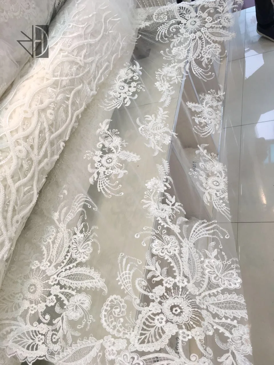 

J-72312 новейшая африканская Тюлевая кружевная ткань высокого качества, африканская кружевная ткань, бусины для шитья нигерийского свадебного платья