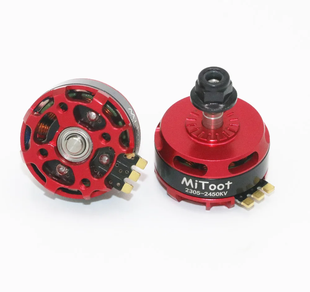 Register verschiffen 4 teile/los original Mitoot 2305 2450kv Bürstenlosen Motor CW CCW 3-5S für QAV-R 220mm 250 270 FPV Racing Quadcopter