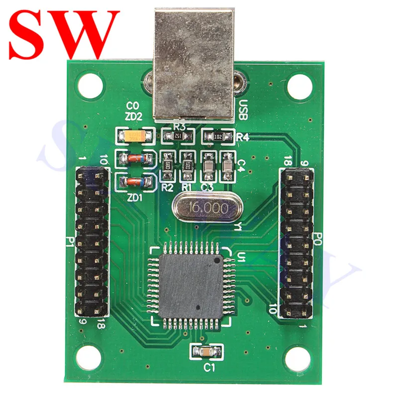 2 игрока ПК PS/3 2 в 1 аркадный на USB контроллер 2 игрока MAME мультикадная клавиатура кодировщик 2 игрока USB интерфейс