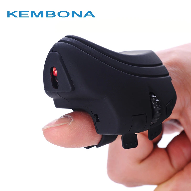 KEMBONA 2.4Ghz Wireless Mice USB Finger Wireless Mouse Optical Rechargeable Finger Ring Mouse Mice For PC Laptop Computer