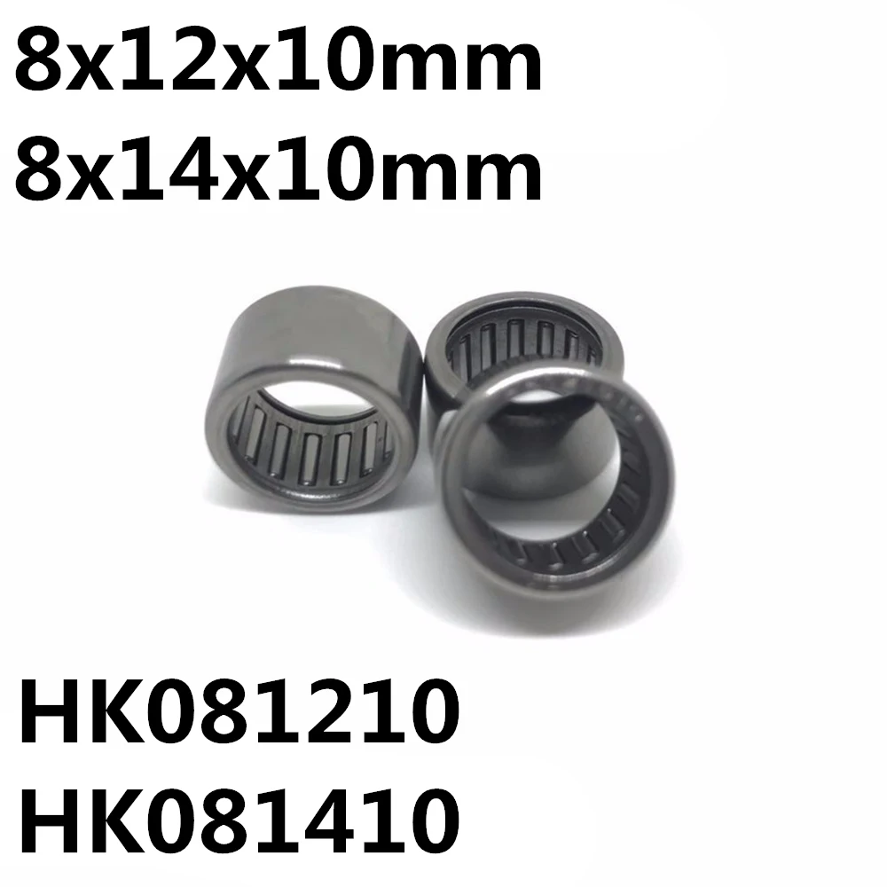 10 pcs HK081210 HK081410mm 57941/8 27942/8 Cuscinetto Borsette Tipo di Ago Cuscinetti A Rulli di Alta Qualità HK0810