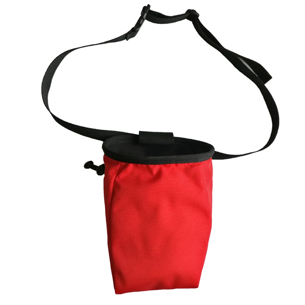 Zippered PocketRock Climbing Caving Bouldering Chalk Bag Giving Bag with Belt Gym Weightlifting Outdoor Sports Accessory