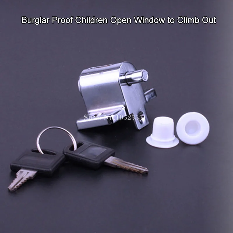 1PCS Window Shield, Sliding,Aluminum Steel,Sliding Doors and Windows Security Lock,Children Safety Lock Anti-Theft Locks K67 image 5
