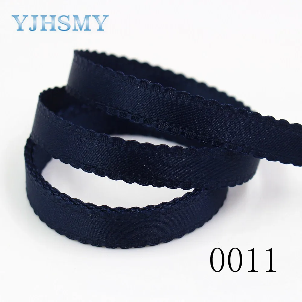 YJHSMY D-18130-190,10 mm 5 yards Solid color bilateral wave ribbons,Wedding decorative ribbons,gift wrap,DIY handmade materials