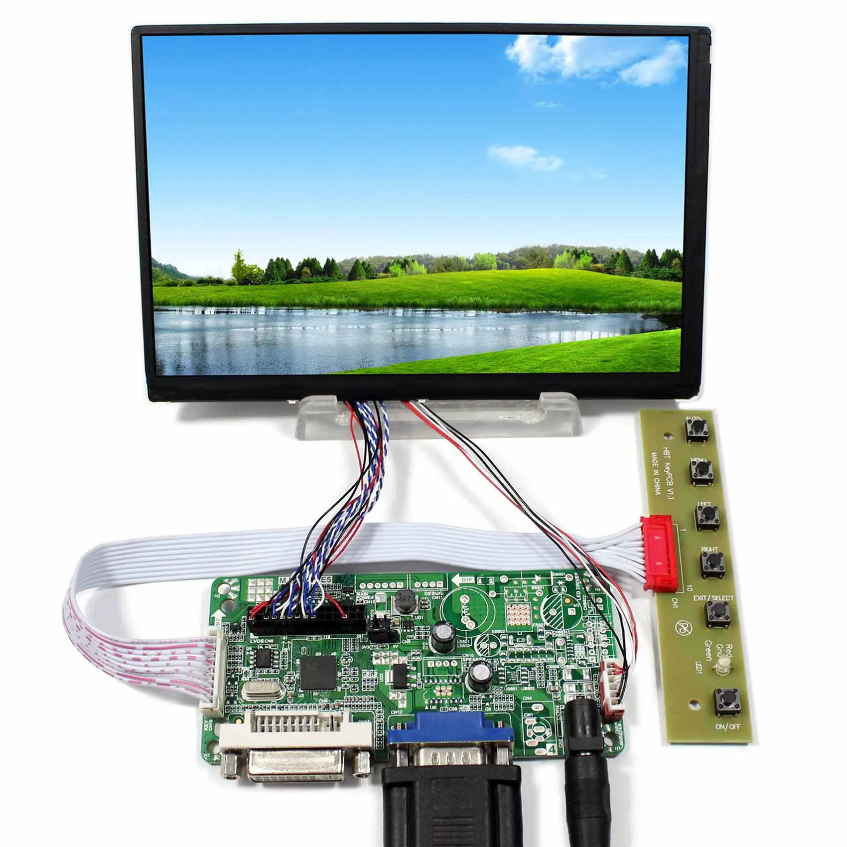 

DVI VGA LCD Control board With 7" 1280x800 N070ICG LD1 IPS LCD Screen