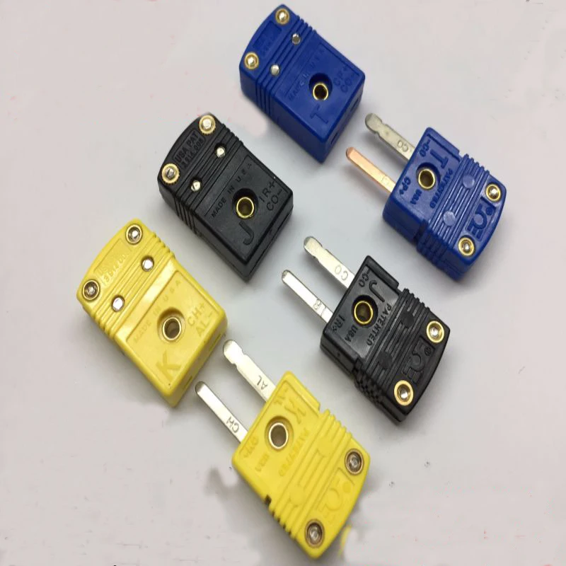 Free shipping 10set SMPW-J-M/F Female male J type socket connector Thermocouple plug original