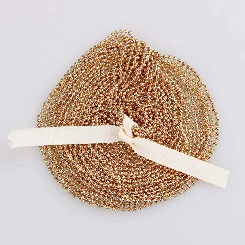 5m/Lot 1.5mm Metal Ball Bead Chains 7Colors Ketting Kettingen Bulk  Bulk Iron Chains For DIY  Jewelry Accessories