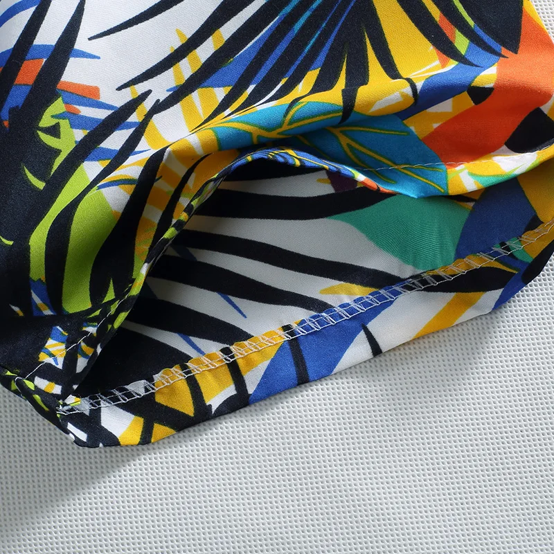 Mens Hawaiian Shirt Male Casual camisa masculina Printed Beach Shirts Short Sleeve New Fashion Brand Asian SizeM-5XL