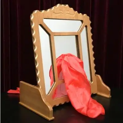 Silk Thru Mirror - Remote Control,silk into glass,Magic trick,Illusions,Stage Magic Props,Fun,Magic Show Professional Magician