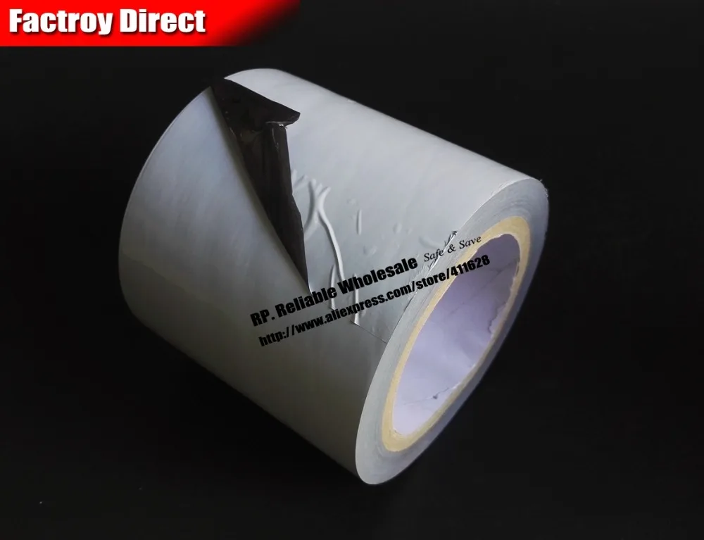 600mm* 80M*0.05mm Adhesive Protecting Film Duct Tape for Aluminum Stainless Elevator Frame Surface Car Truck Automobile Mask