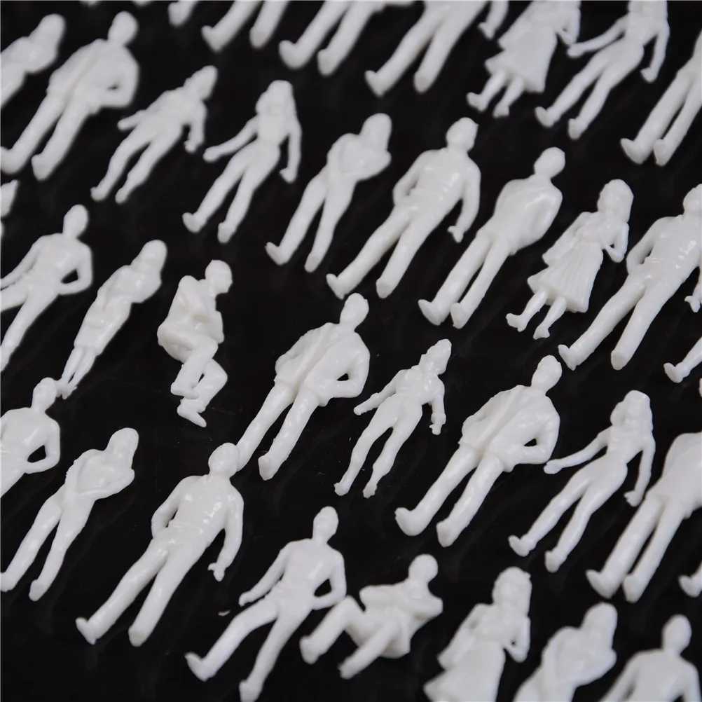 1:50 scale Model Miniature White Figures Architectural Model Human Scale HO Model ABS Plastic Peoples Hot Sale