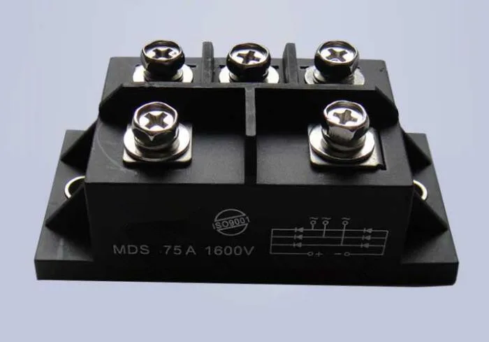 MDS75A1600V three-phase bridge rectifier 75A 1600V 8*4*2.7mm