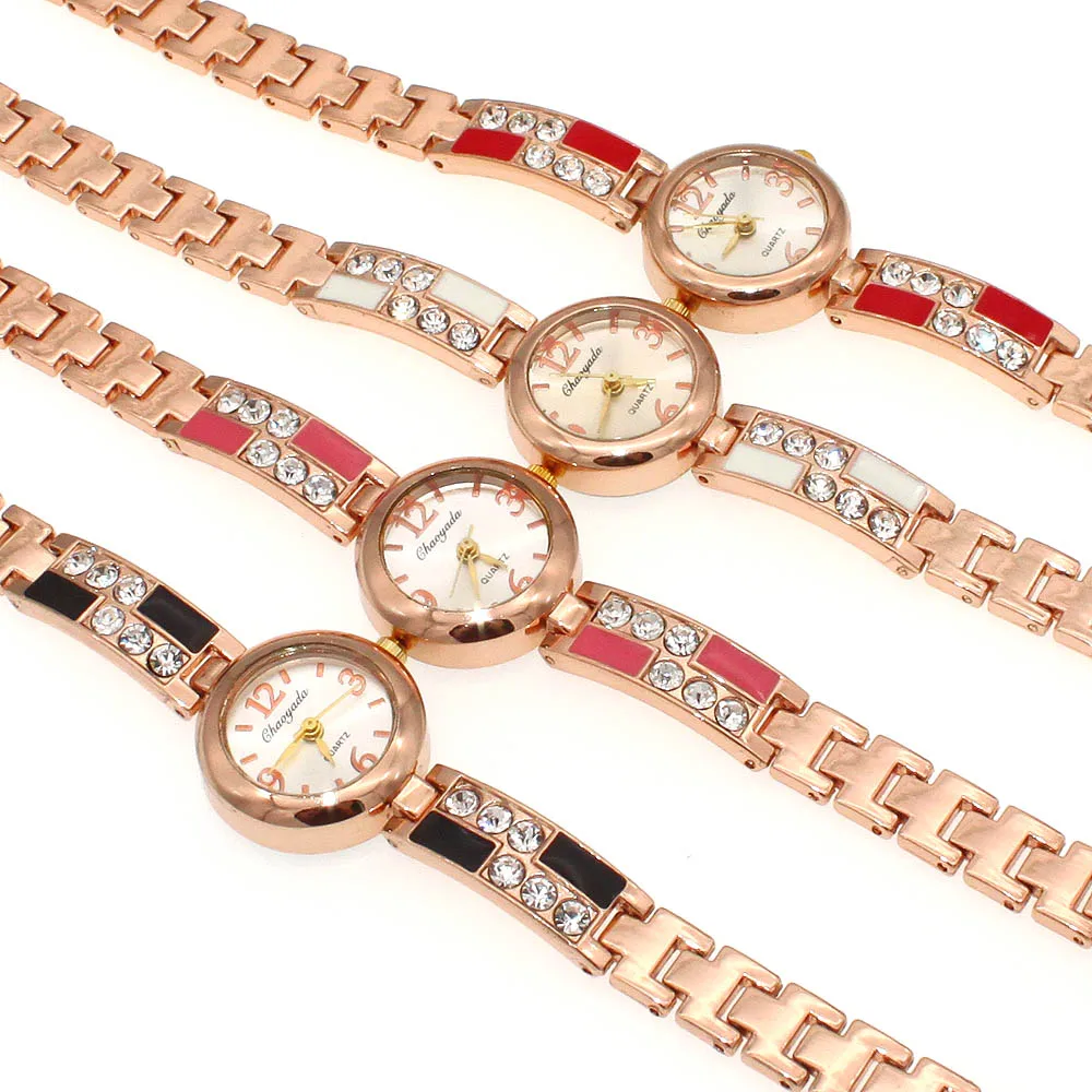 Luxury Brand Watches Women Waterproof Stainless Steel Quartz Watch Multi Cutting Surface Bracelet Watch