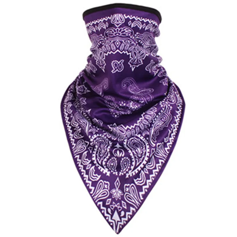 2024 moda hip hop design caju flor triângulo lenço mágico bandana rua skate máscara facial pescoço cachecol bicicleta cachecol máscara