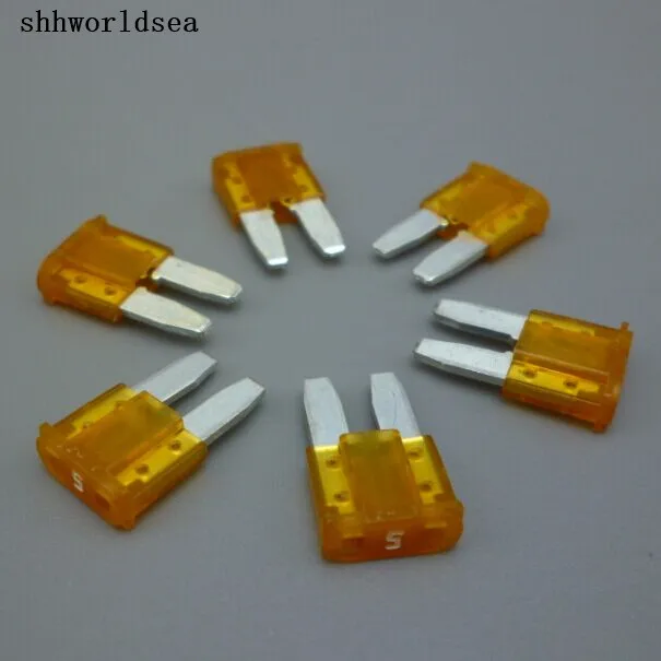 

Shhworldsea 100PCS 5A mini mocro2 blade fuse