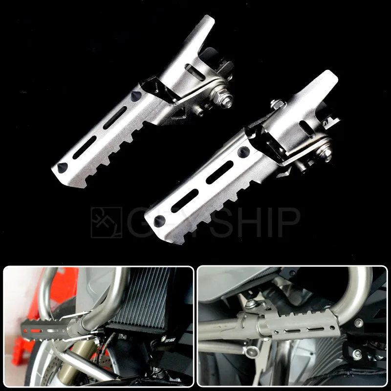 

Motorcycle Highway Foot Peg Foot Rests Accessories For BMW R1200GS LC 2013 to 2017 And For Triumph Tiger Explorer With 25MM Tube