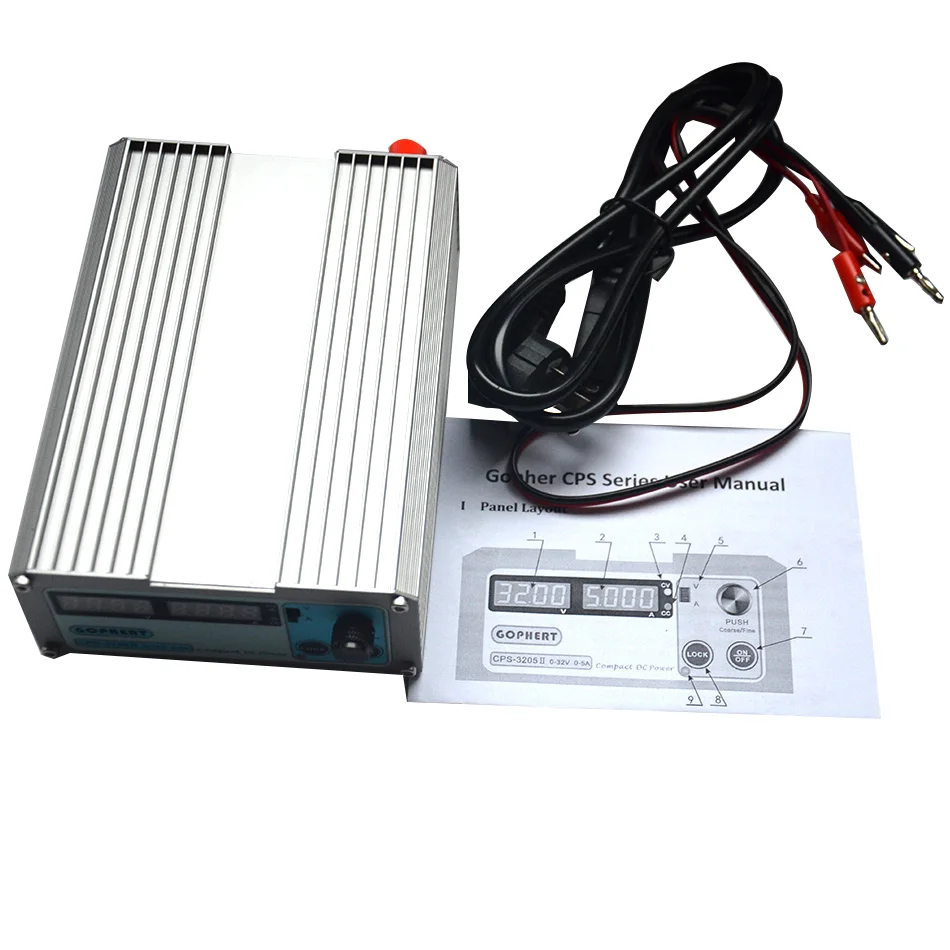 

New CPS-3205II 160W (110Vac/ 220Vac) 0-32V/0-5A,Compact Digital Adjustable DC Power Supply