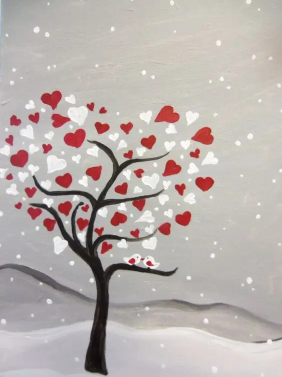 

Palette Knife Arts, Fort Collins Painting, Hand Painted, Tree Wall Painting on Canvas, No Prints