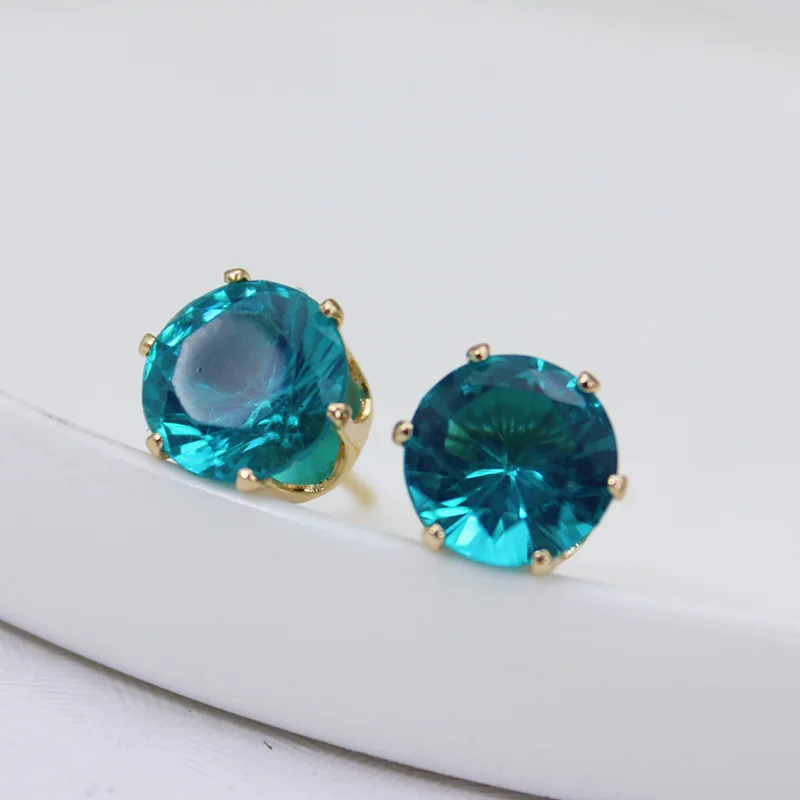 2019 brand jewelry luxury austrian crystal earrings for women gold for women stud earrings for girls gift