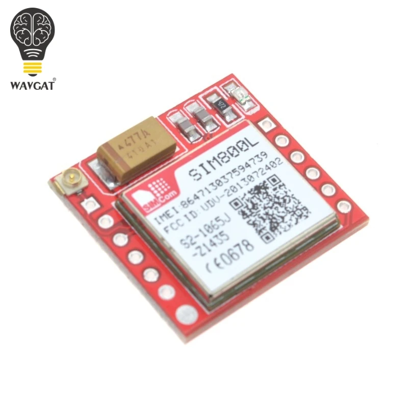 SUQ Smallest SIM800L GPRS GSM Module MicroSIM Card Core BOard Quad-band TTL Serial Port