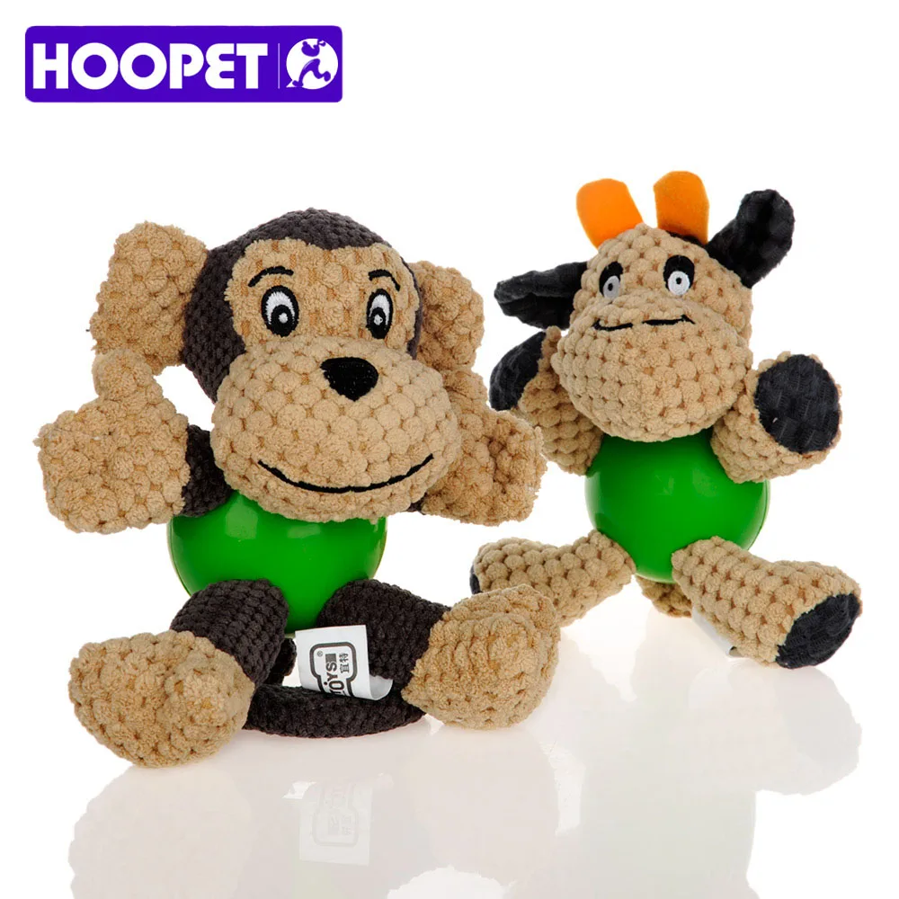 HOOPET Dog Toys for Dogs Puppy Toy for Large Dogs Plush Squeak Interactive Dog Ball Supply