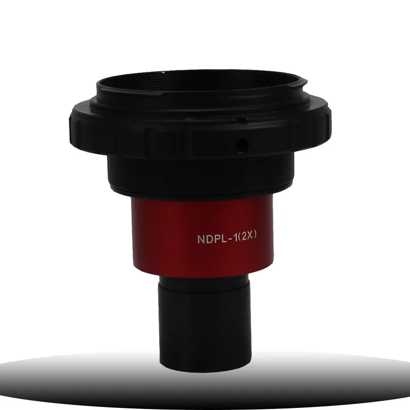 Adjustable 3 Color Scientific Microscope Interface 2x NI-KON Canon CAMERA LENS ADAPTER for microscope 23.2mm 30mm Mounting Size
