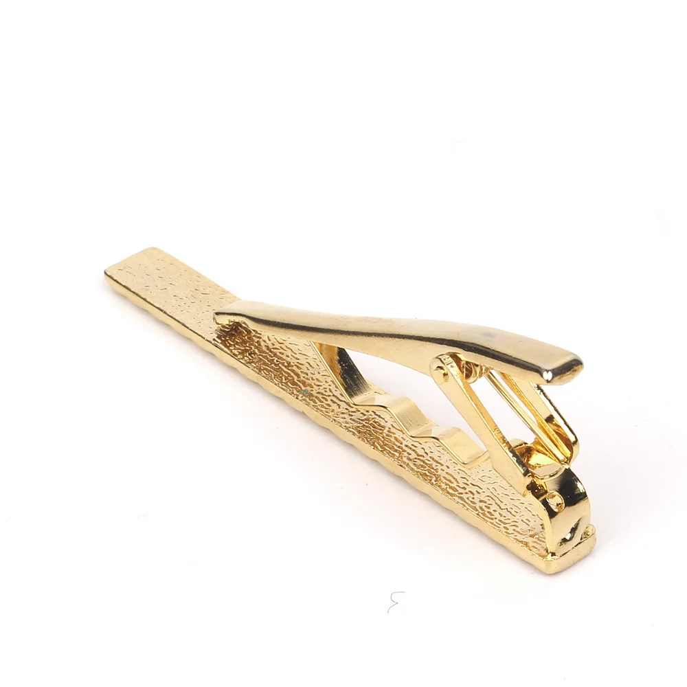 Goldren Tie Clip For Men Classic Meter Tie Clips Alloy Tie Bar Quality Enamel Tie Collar Pin Crystal Business Corbata