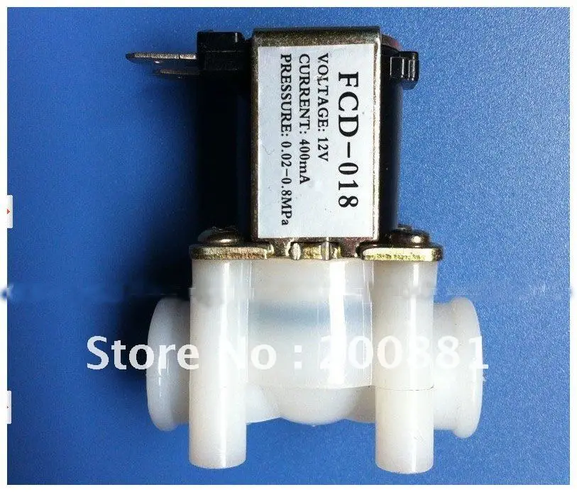 

1/4" inch port plastic normally closed DC 12V small solenoid valves